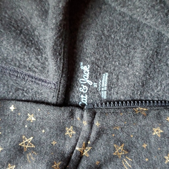 Cat & Jack 3T Shooting Star Hoodie - Picture 3 of 4